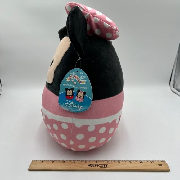 Squishmellow Pink Minnie Mouse large size girl boy Disney land world - Picture 11 of 11